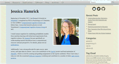 Desktop Screenshot of jesshamrick.com